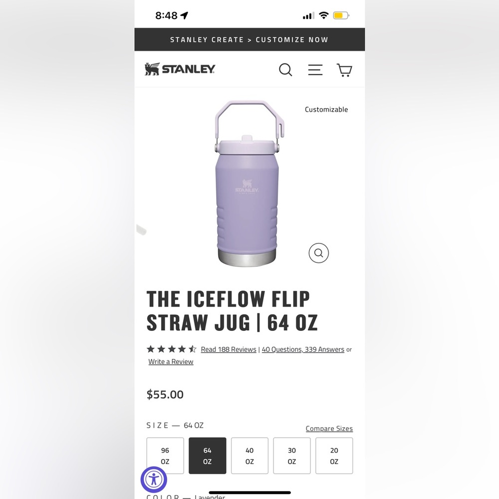 Stanley Waterbottle Jug